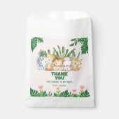 Niedlicher Wild One Jungle Safari Geschenktütchen (Vorderseite)