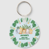 Niedlicher Wild One Jungle Safari Schlüsselanhänger (Vorderseite)
