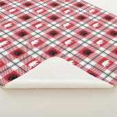 Niedlicher Wilder Bär und Paw Red White & Black Ka Sherpadecke (3/4)