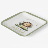 Niedlicher Wilder tropische Dschungel Pappteller (Gewinkelt)