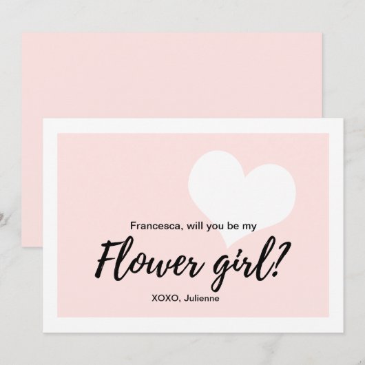 Niedlicher Wille sind Sie meine Einladung (Vorne/Hinten)