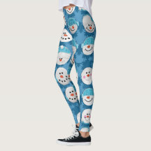 Niedlicher Winter mit weißem und blauer Weihnachts