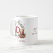 Niedlicher Winter Teddy Bär Kinder Weihnachtsgesch Kaffeetasse (Vorderseite Links)