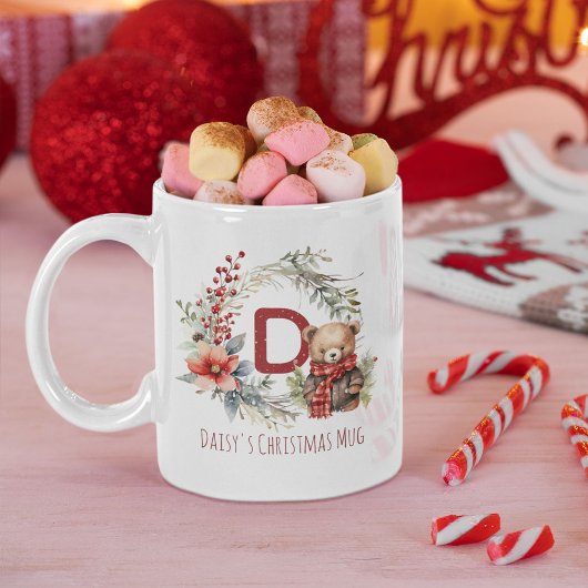 Niedlicher Winter Teddy Bär Kinder Weihnachtsgesch Kaffeetasse
