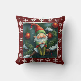 Niedlicher Winter Whimsischer Skandinavier Gnome Kissen