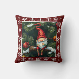 Niedlicher Winter Whimsischer Skandinavier Gnome Kissen