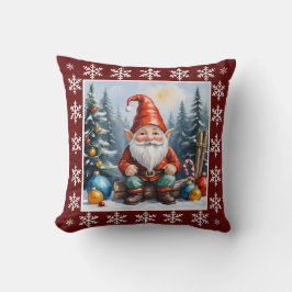 Niedlicher Winter Whimsischer Skandinavier Gnome Kissen
