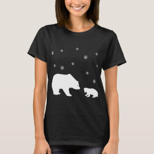 Niedlicher Winterbär Weihnachten T-Shirt