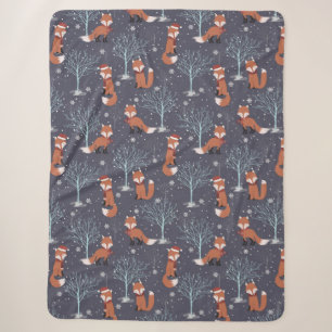 Niedlicher Winterfuchs Sherpadecke