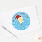 Niedlicher Winterhut aus der Küche Runder Aufkleber (Umschlag)