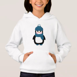 Niedlicher Winterpenguin-MädchenHoodie Hoodie