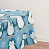 Niedlicher Winterpenguins-Entwurf Tischdecke (Beispiel)