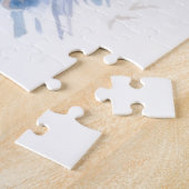 Niedlicher Winterpfau Puzzle (Seite)