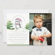 Niedlicher Winterpinguin Kinder Foto jedes Alters 