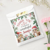 Niedlicher Winterscheißvogel Weihnachten 2. Geburt Geschenktütchen (Versiegelt)