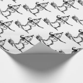 Niedlicher Winterurlaub Elf Thunder_Cove Geschenkpapier (Ecke)