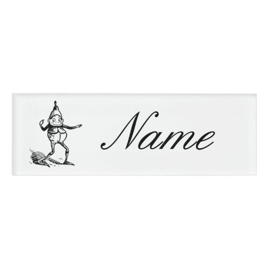 Niedlicher Winterurlaub Elf Thunder_Cove Namenschild (Vorderseite)