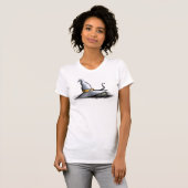 Niedlicher Witchy Katzen-T - Shirt (Vorne ganz)