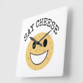 niedlicher Witz sagen Quadratische Wanduhr (Winkel)