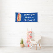 Niedlicher Witzhund Weiner Cartoon Banner (Insitu)