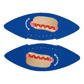 Niedlicher Witzhund Weiner Cartoon Football (Paneele)