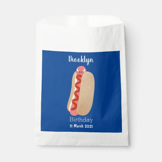 Niedlicher Witzhund Weiner Cartoon Geschenktütchen (Vorderseite)