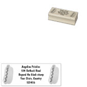 Niedlicher Witzhund Weiner Cartoon Gummistempel (Stempel)