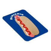 Niedlicher Witzhund Weiner Cartoon Magnet (Rechte Seite)