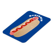 Niedlicher Witzhund Weiner Cartoon Magnet (Linke Seite)