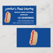 Niedlicher Witzhund Weiner Cartoon Visitenkarte (Vorne/Hinten)