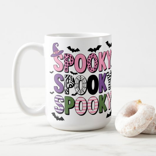Niedlicher Witzhut und Bat Kaffeetasse (Mit Donut)