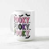 Niedlicher Witzhut und Bat Kaffeetasse (Vorderseite Links)