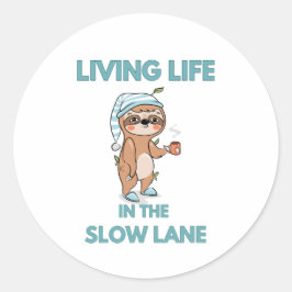 niedlicher Witzschwanz Runder Aufkleber