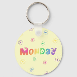 Niedlicher Wochentag Schlüsselanhänger