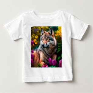 Niedlicher Wolf Baby T-shirt