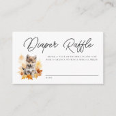 Niedlicher Wölf Kinderduschmaschine Windelwölfe Begleitkarte (Vorderseite)