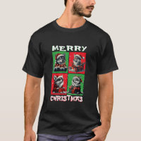Niedlicher Wolf Santa Animals Lover Frohe Weihnach