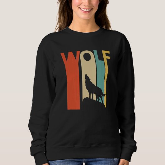 Niedlicher Wolf Sweatshirt (Vorderseite)