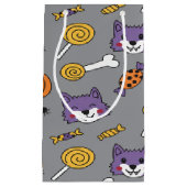 Niedlicher Wolf und Spooky Pumpkins Kleine Geschenktüte