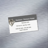 Niedlicher Wolf, Wildtiere der Wölfe Magnetische Visitenkarte (Beispiel)