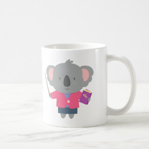 Niedlicher Wortwitz Humor Koala Bär Lehrer Kaffeetasse