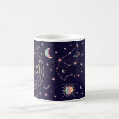 Niedlicher Wrap der Zodiac-Aquarius-Ernährung Kaffeetasse (Mittel)