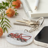 Niedlicher Wrecker-LKW Schlüsselanhänger (Vorderseite rechts)