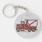 Niedlicher Wrecker-LKW Schlüsselanhänger (Vorderseite)