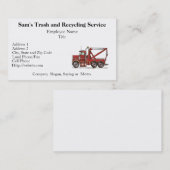 Niedlicher Wrecker-LKW Visitenkarte (Vorne/Hinten)