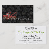 Niedlicher Wrecker-LKW Visitenkarte (Vorne/Hinten)