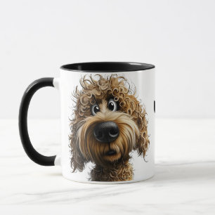 Niedlicher wunderlicher Hund Tasse