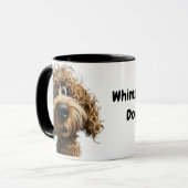 Niedlicher wunderlicher Hund Tasse (Vorderseite Links)