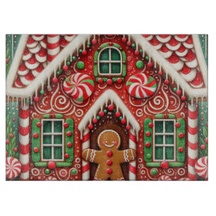 Niedlicher, wunderlicher Weihnachtsmann aus Lebkuc Schneidebrett
