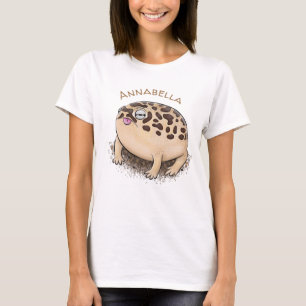 Niedlicher Wüstenfrosch Cartoon T-Shirt